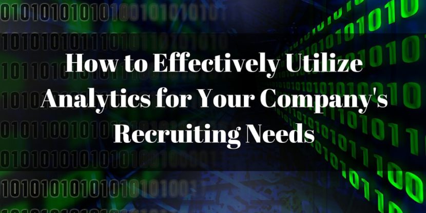 How to Effectively Utilize Analytics for Your Company's Recruiting Needs - Tracy Tedesco